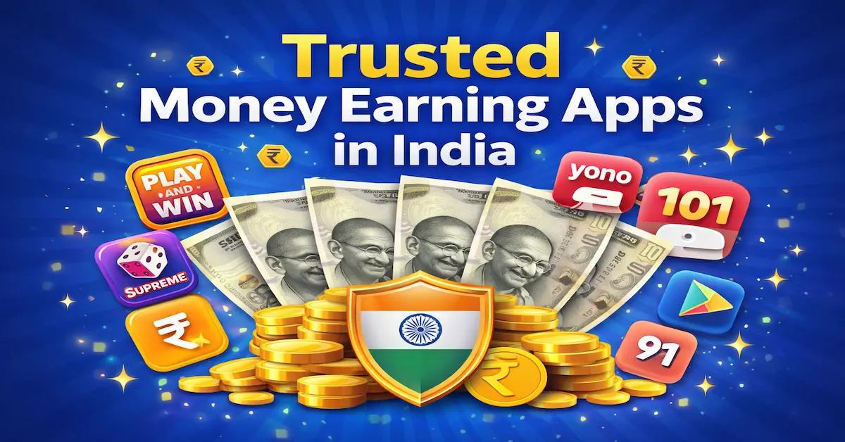 Trusted Money Earning Apps in India 2026
