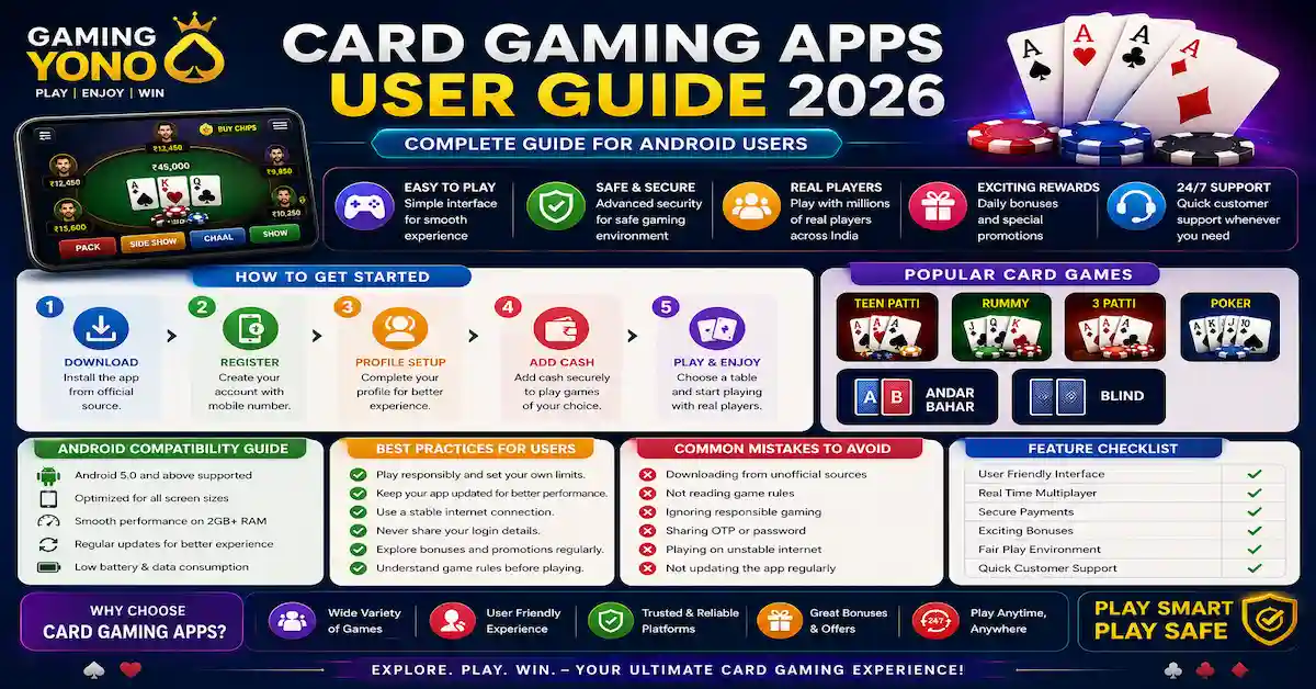 Card Gaming Apps User Guide 2026