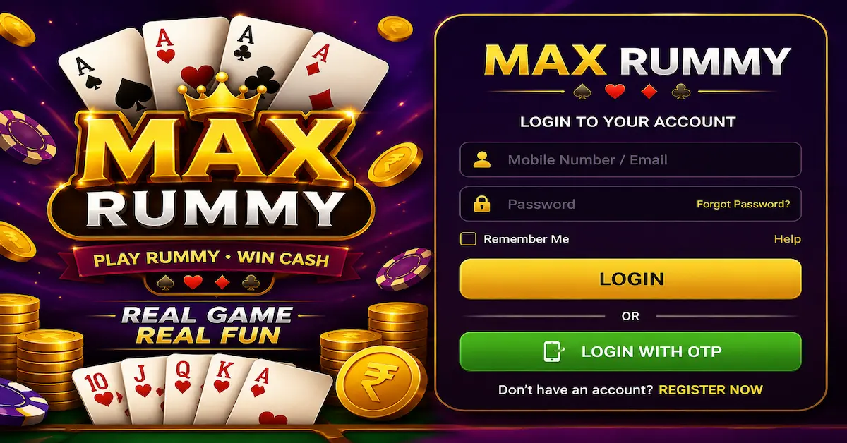Max Rummy Login