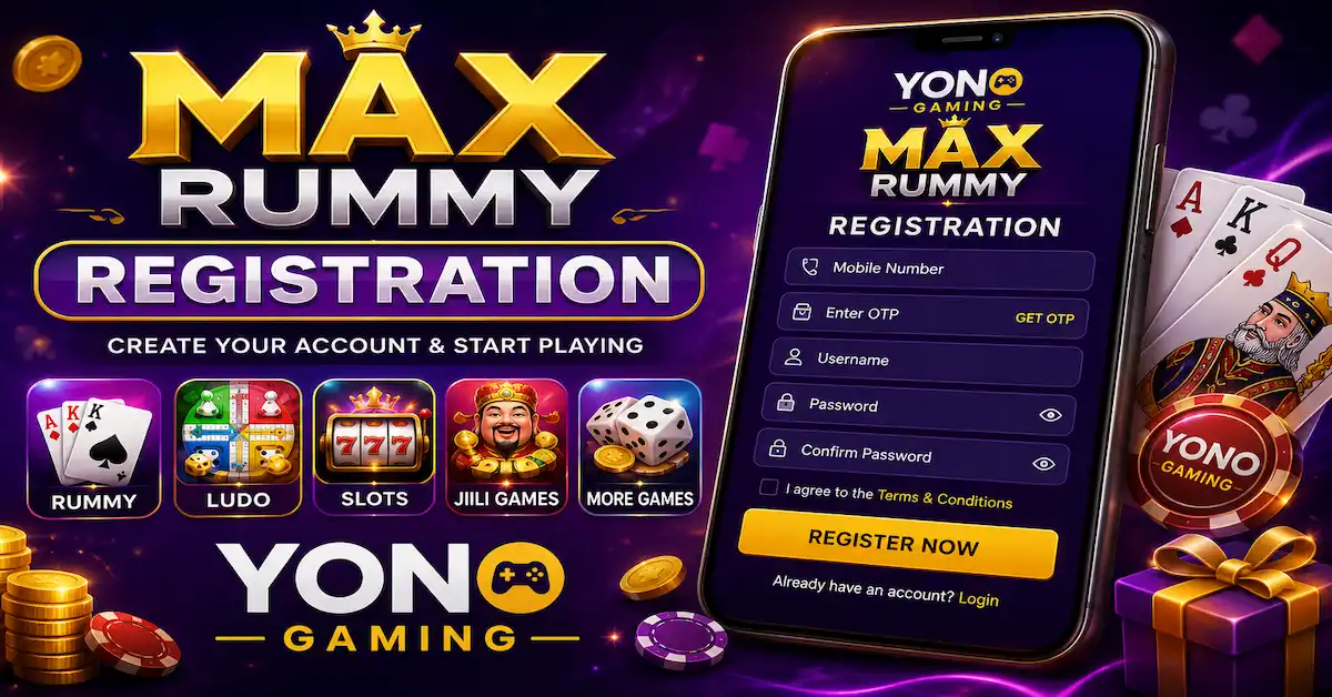 Max Rummy Registration