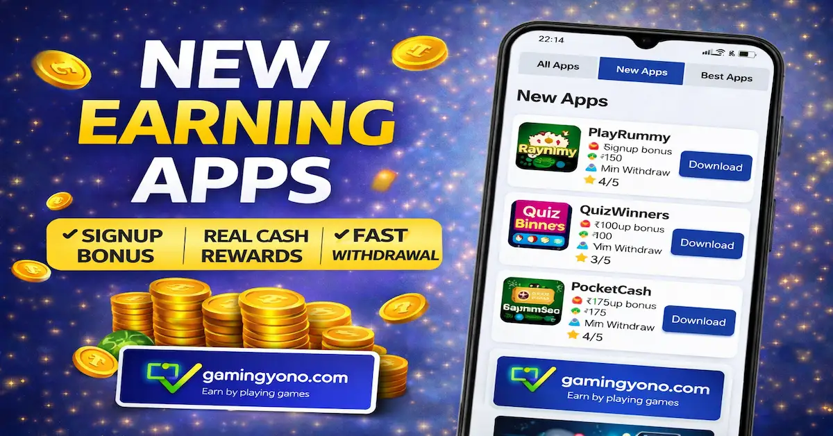 New Earning Apps gaming yono