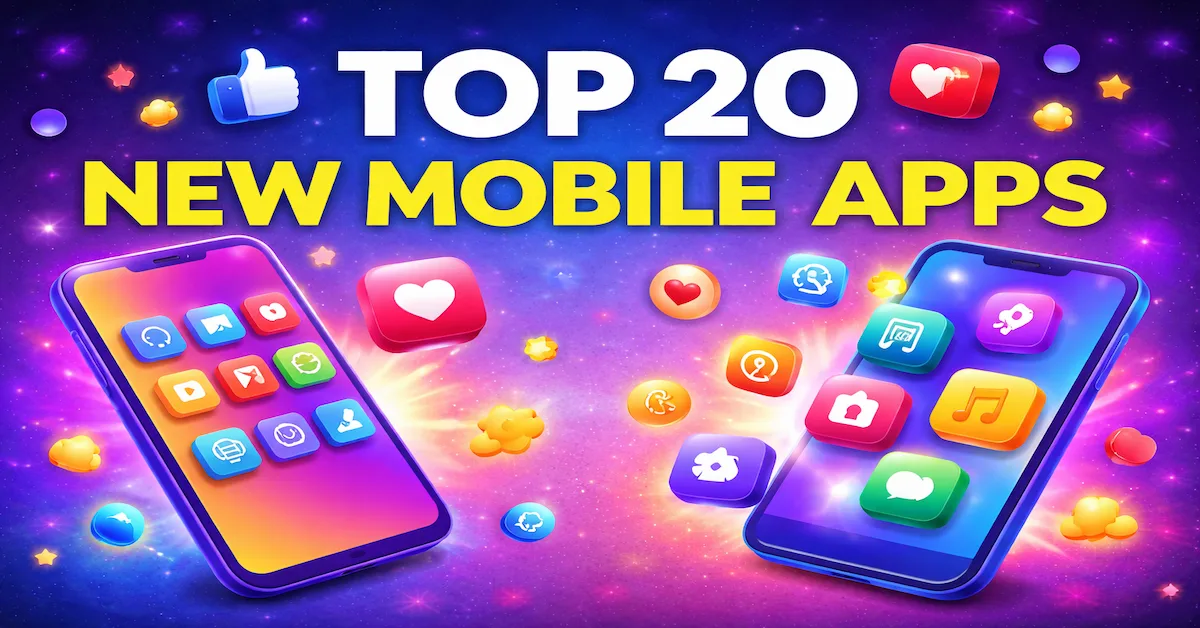 Top 20 New Mobile Apps