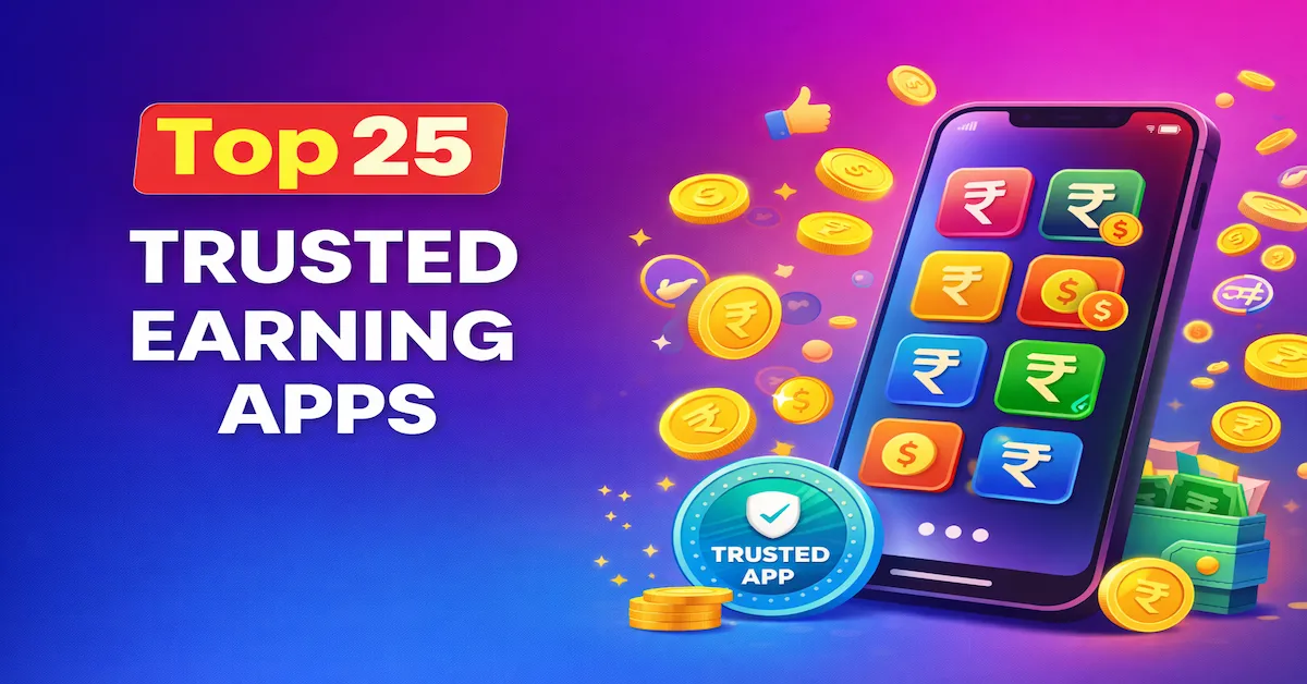 Top 25 Trusted Earning Apps