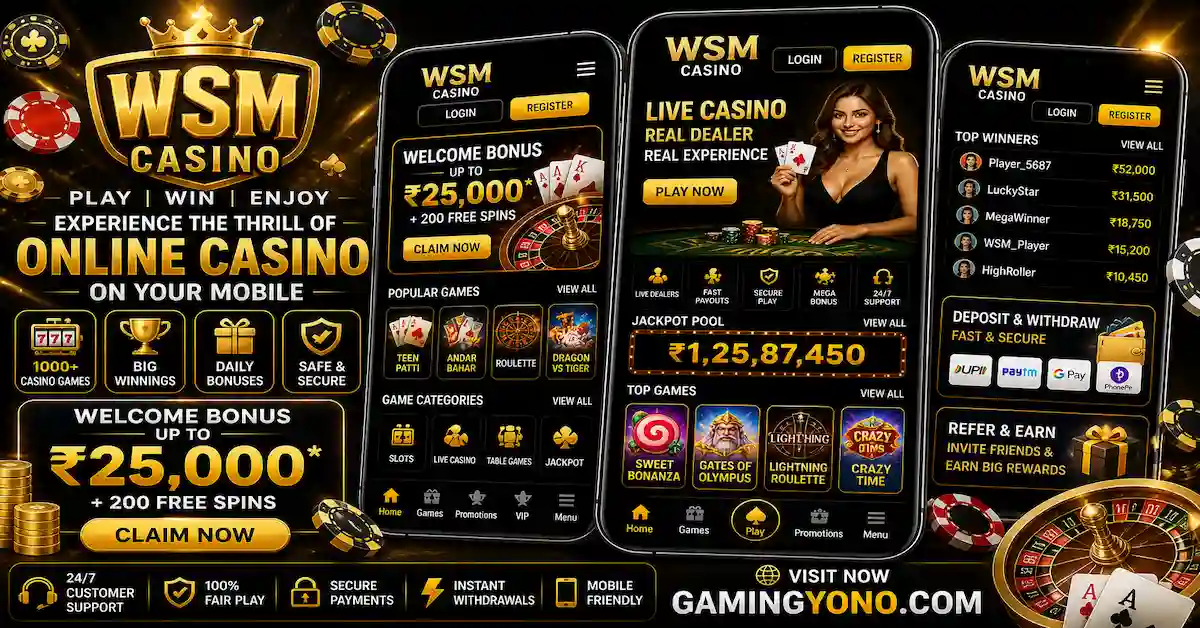 WSM Casino App Guide