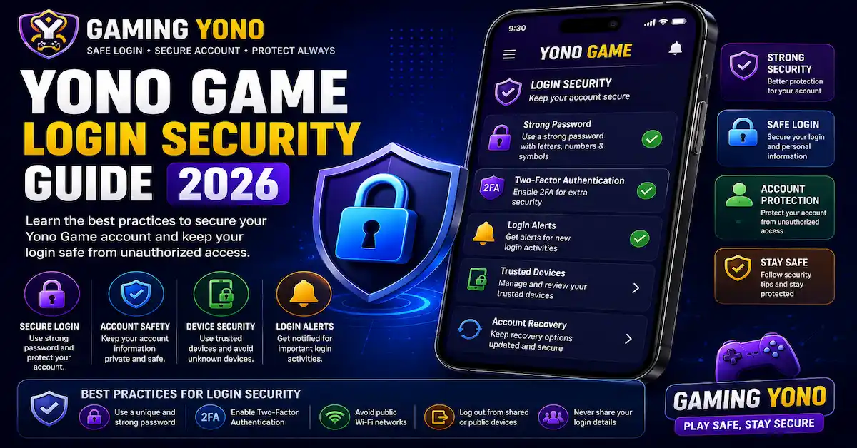 Yono Game Login Security Guide 2026