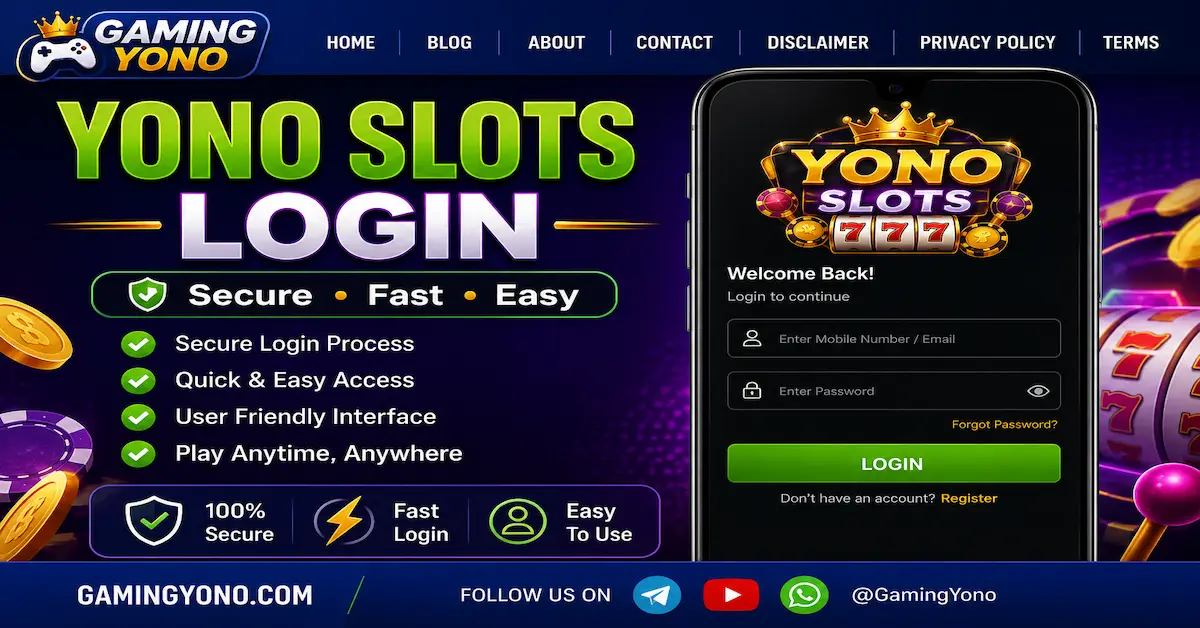 Yono Slots Login