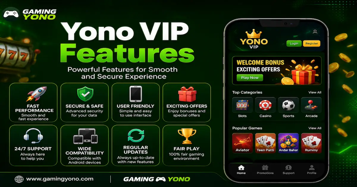 Yono VIP Features